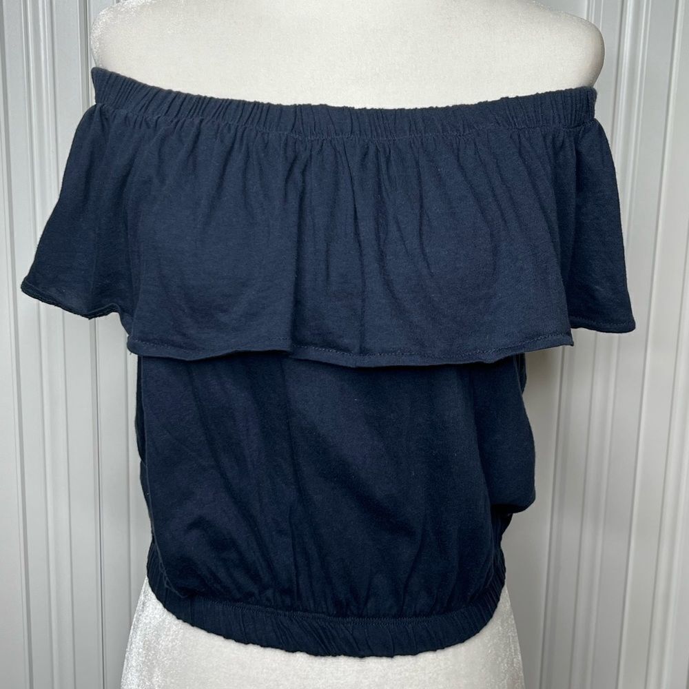 Zara Trafaluc Off The Shoulder Crop Top Size S NWOT